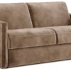 Jay-Be Slim Velvet 3 Seater Sofa Bed - Beige