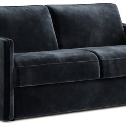 Jay-Be Slim Velvet 3 Seater Sofa Bed - Charcoal