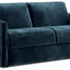 Jay-Be Slim Velvet 3 Seater Sofa Bed - Ink Blue