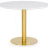 Julian Bowen Palermo Marble 4 Seater Dining Table - White