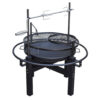 KCT BBQ Grill with Rotisserie Outdoor Patio Fire Bowl