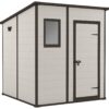 Keter Manor Pent Outdoor Garden Storage Shed 6 x 6ft - Brown