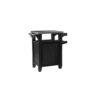 Keter Outdoor Portable Entertainment Kitchen Storage and Food Station, Graphite, 70 x 54 x 90 cm