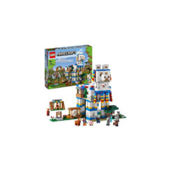 LEGO 21188 Minecraft The Llama Village Toy Farm House Building Set with 6 Modules, plus Villagers and Animal Figures, Gift Idea for Kids