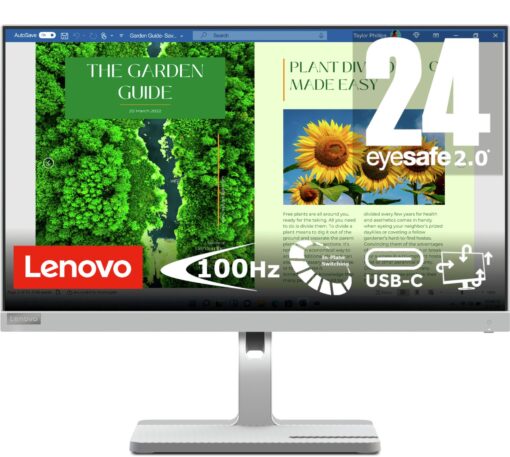 Lenovo L24m-40 23.8 Inch 100Hz IPS FHD Monitor