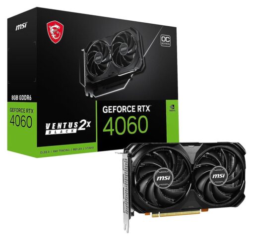 MSI Nvidia RTX 4060 Ventus 2X 8GB Graphics Card