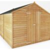 Mercia Wooden 10 x 8ft Overlap Windowless Shed