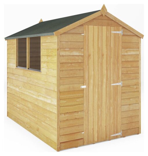 Mercia Wooden Overlap Apex Garden Shed - 7 x 5ft