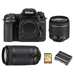 NIKON D7500+AF-P 18-55MM+AF-P70-300MM+SanDisk Extreme 64G SD+ EN-EL15A