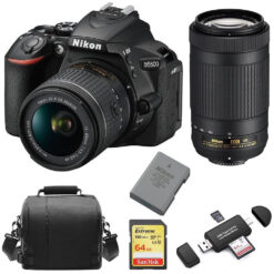 Nikon D5600 Twin Kit 18-55Mm Vr 70-300Mmvr+64Gcard+Bag+En-El14A+Reader