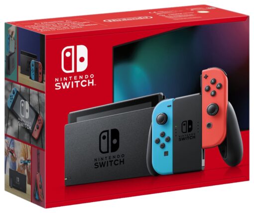 Nintendo Switch Console - Neon with improved battery