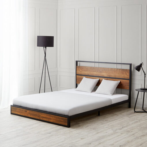 Ohsman European Double (140 X 200cm) Metal Bed