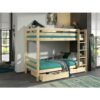 Pino Kids European Single (90 X 200cm) Bunk Bed with Drawers