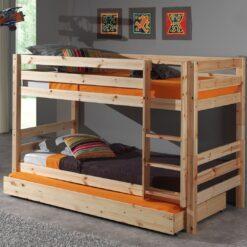 Pino bunk bed with drawer, 90 x 200cm