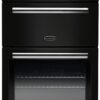 Rangemaster Professional+ 60cm Double Electric Cooker Black