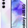 SIM Free Samsung A55 5G 128GB Mobile Phone - Lilac