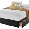 Silentnight Double 4 Drawer Divan Bed Base - Charcoal