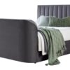 Smart TV Bed Sheldon Superking Ottoman TV Bed Frame - Grey