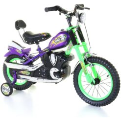 Spike Chopper 14 inch Wheel Size Kids Beginner Bike - Green