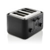 Swan Stealth Range 4 Slice Toaster Variable Browning Controls Reheat Defrost Cancel Functions - Matte Black