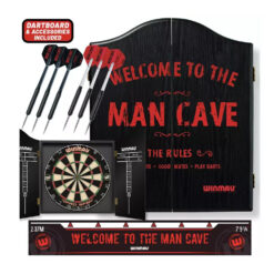 The Man Cave Winmau Complete Dart Set with Pro SFB Dartboard