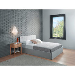 Upholstered Ottoman Bed with Mattress