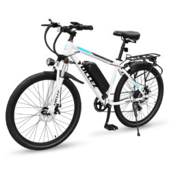 (2602-White) 26" Electric Bike for Adults, 250W Motor Commuter Ebike, Electric Mountain Bike with 36V 8Ah Battery