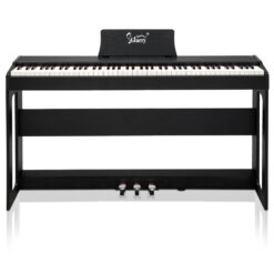 88 Keys Digital Piano Full Weighted Keyboards W/ Furniture Stand Triple Pedals Headphone