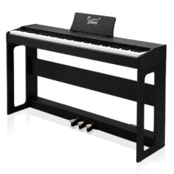 88 Keys Full Weighted Keyboards Digital Piano W/ 3Pedals & Headphone