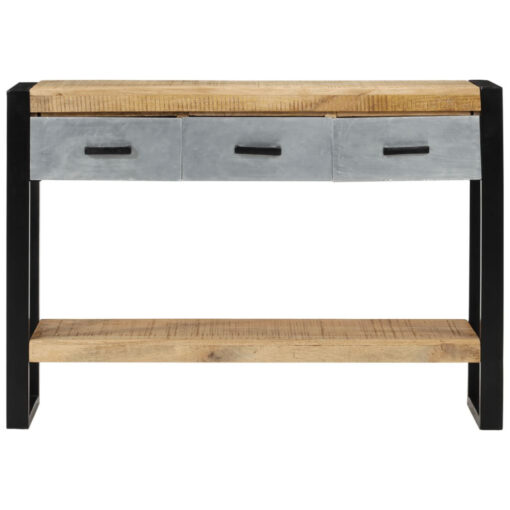 Ahlijah Console Table 110x30x76 cm Solid Rough Wood Mango