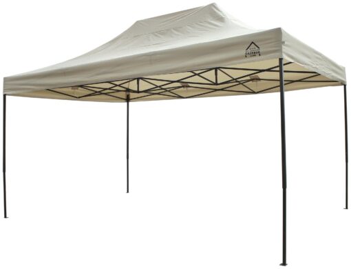 All Seasons 3m x 4.5m Pop Up Garden Gazebo - Beige