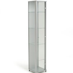 Argos Home 1 Door Glass Display Cabinet - Silver