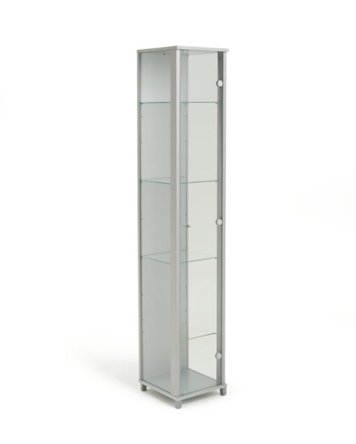 Argos Home 1 Door Glass Display Cabinet - Silver