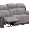 Argos Home Bradley Fabric 3 Seater Recliner Sofa - Charcoal