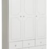 Argos Home Nordic 3 Door 5 Drawer Wardrobe - White