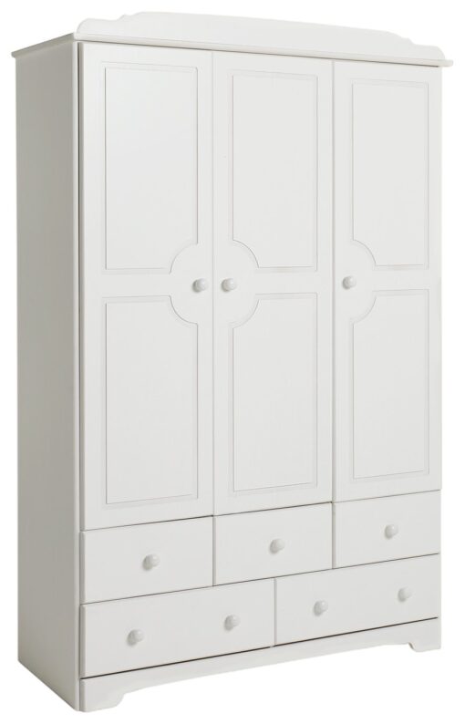 Argos Home Nordic 3 Door 5 Drawer Wardrobe - White