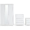 Argos Home Scandinavia 3 Piece 3 Door Wardrobe Set - White