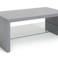 Argos Homet Sleigh Coffee Table - Gloss Grey