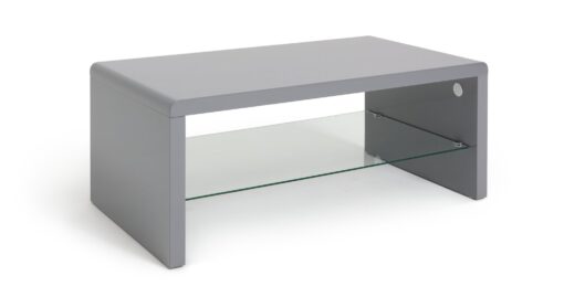 Argos Homet Sleigh Coffee Table - Gloss Grey