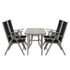 Ariock Folding Dining Set with 4 Chairs