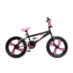 (Black / Pink) XN BMX Freestyle 20" MAG Wheel Kids Bike 4 Colours