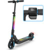 (Blue) EV06C Electric Scooter, 6.5'' Foldable Electric Scooter for Kids Ages 6-12, up to 15 KM/H & 8 KM, LED Display