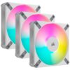 CORSAIR AF120 RGB ELITE 120mm PC Case Fan Pack of 3 - Clear