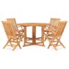 Caracara Octagonal 4 - Person 120Cm Long Dining Set