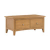 Censu Oak 2 Drawer Coffee Table