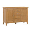 Censu Oak 4 Drawer Sideboard