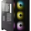 Corsair iCUE 4000X RGB Mid Tower Computer Case - Black