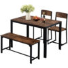 Dujadin 4 - Person Retro Dining Set