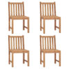 Emmayn Stacking Teak Patio Dining Chair