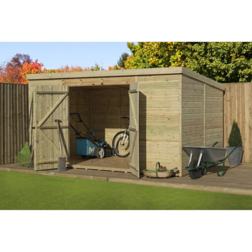 Empire 5000 Pent 10x8 double door centre